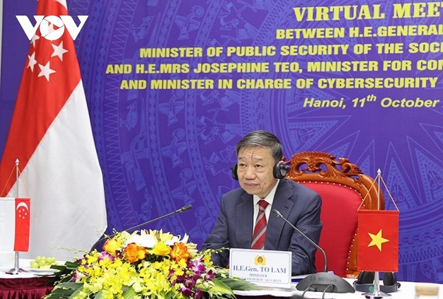 Vietnamese Minister of Public Security General To Lam. Photo: VOV