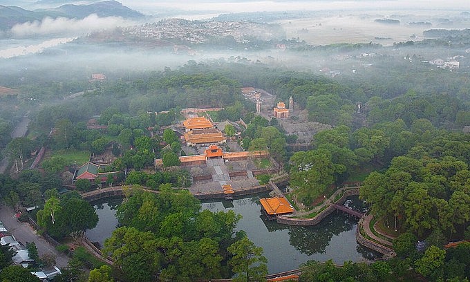 The tomb of King Tu Duc in Hue in central Vietnam. Photo: VnExpress