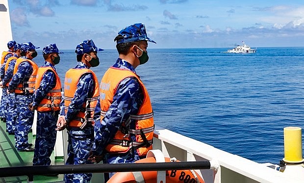 The Vietnam Coast Guard hopes that the patrol will help to boost relations between the two countries. Photo: VNA