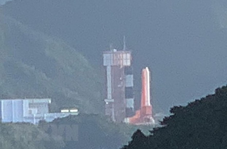 The Japan Aerospace Exploration Agency (JAXA) announced that Vietnam's NanoDragon satellite will be put on the launch pad for the third time on November 7. Photo: VOV