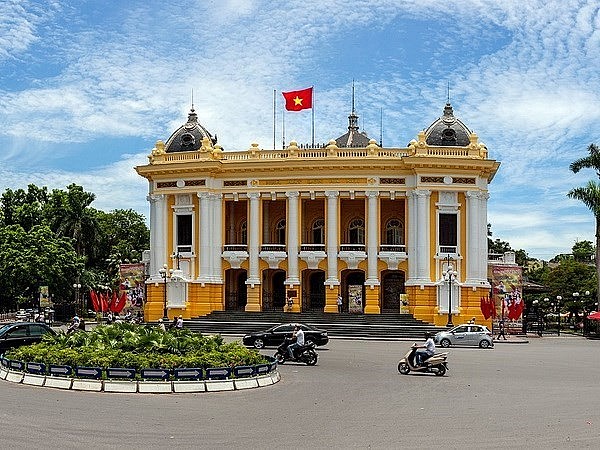 The Hanoi Opera House, one of the architectural landmarks of the capital city. Photo: VNA