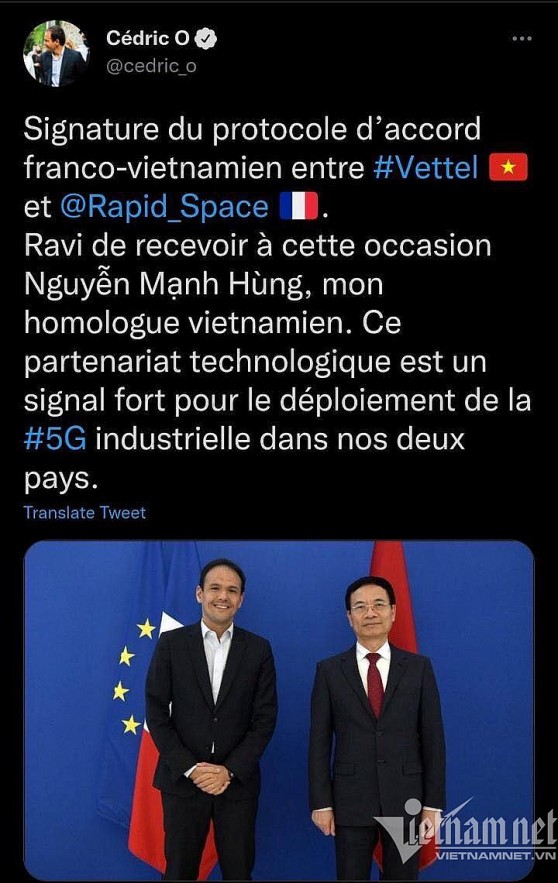 Vietnam, France Promote Cooperation in Digital Transformation