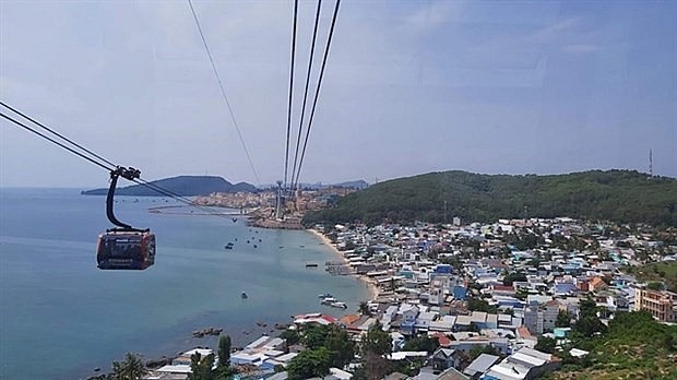 A corner of Phu Quoc island city. Photo: VNA