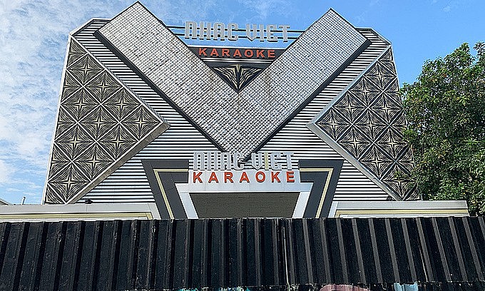 A karaoke parlor in HCMC has been closed down since February to prevent Covid-19. Photo: VnExpress