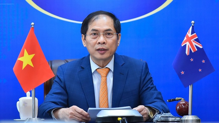 Minister of Foreign Affairs Bui Thanh Son. Photo: VOV