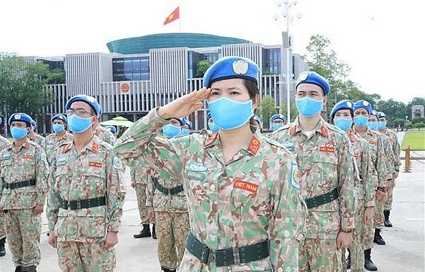 Vietnamese UN peacekeepers. Photo: VNA