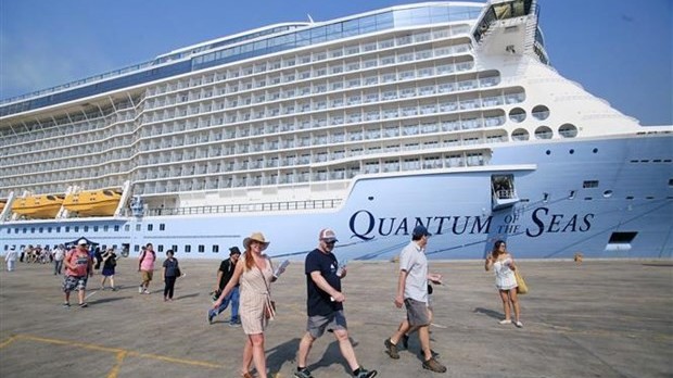 World’s most modern cruise ship arrives in HCM City