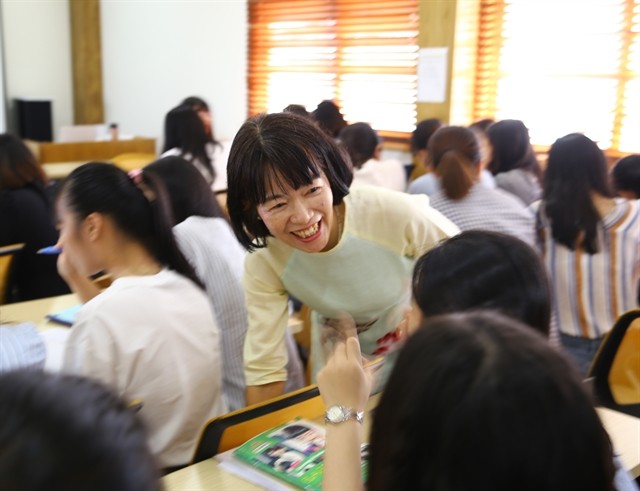 japanese teacher with a love for vietnam