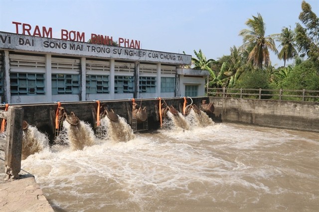 mekong delta takes measures to reduce saltwater intrusion