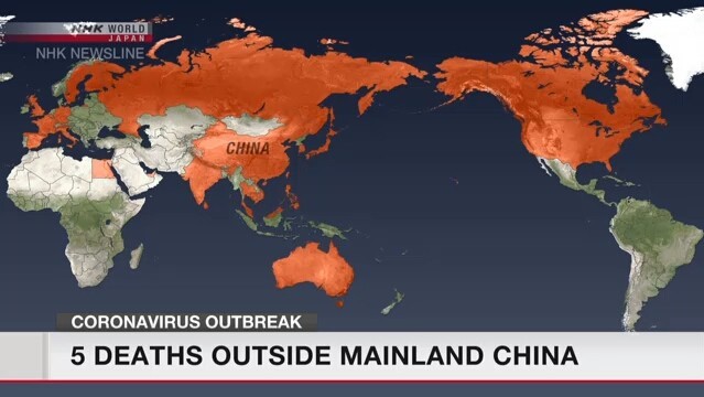 780 coronavirus cases outside mainland China: NHK