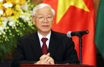 party general secretary and president congratulates vietnam journalists association on 70th anniversary
