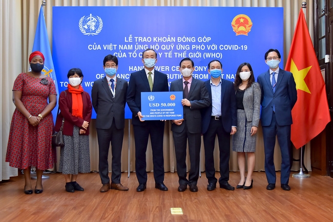 vietnam donates usd50000 to whos covid 19 response fund