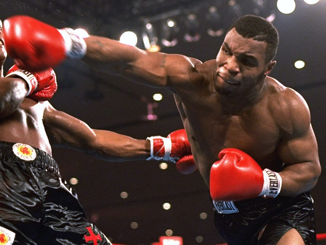 Mike Tyson says he’s back, shows off devasting speed and strength in