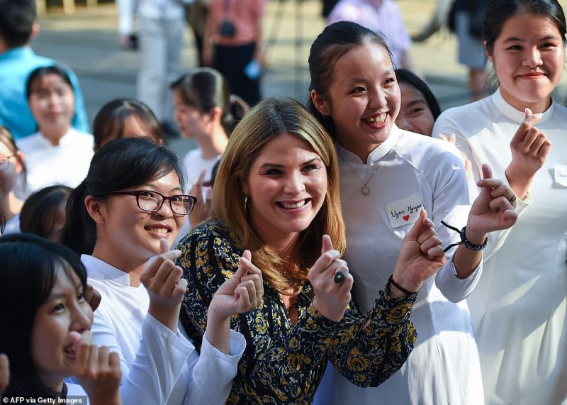 us former first lady michelle obama urges vietnam girls to stay in school