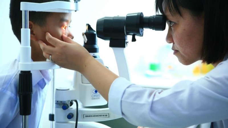 orbis completes us 1mln eye care project in central vietnam