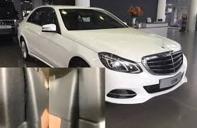a new faulty mercedes benz e200 troubled the vietnamese customer