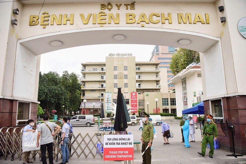 Bach Mai, largest hospital in Vietnam locked down