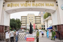 a department of saint paul hospital in hanoi blockaded as covid 19 patient had come by