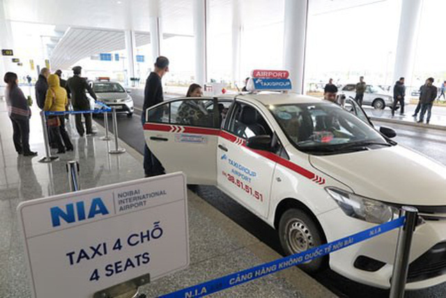 suspension of all taxi services at noi bai international airport