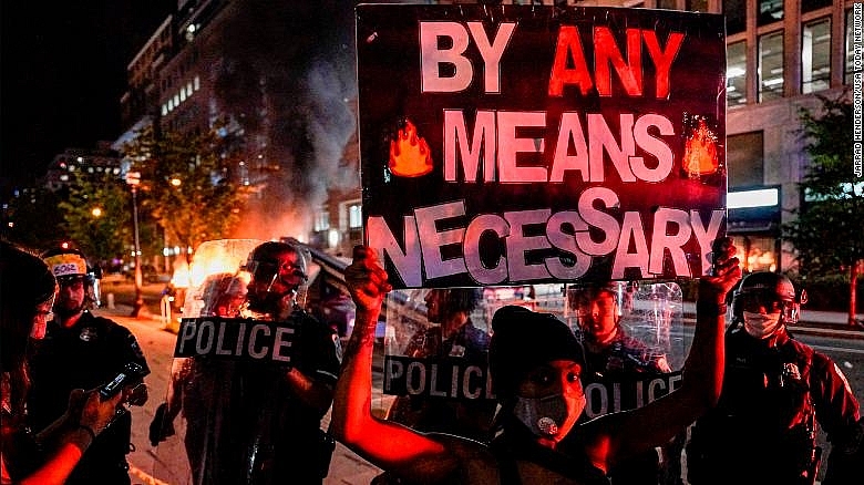 protest and riot break out around america after george floyds death photos