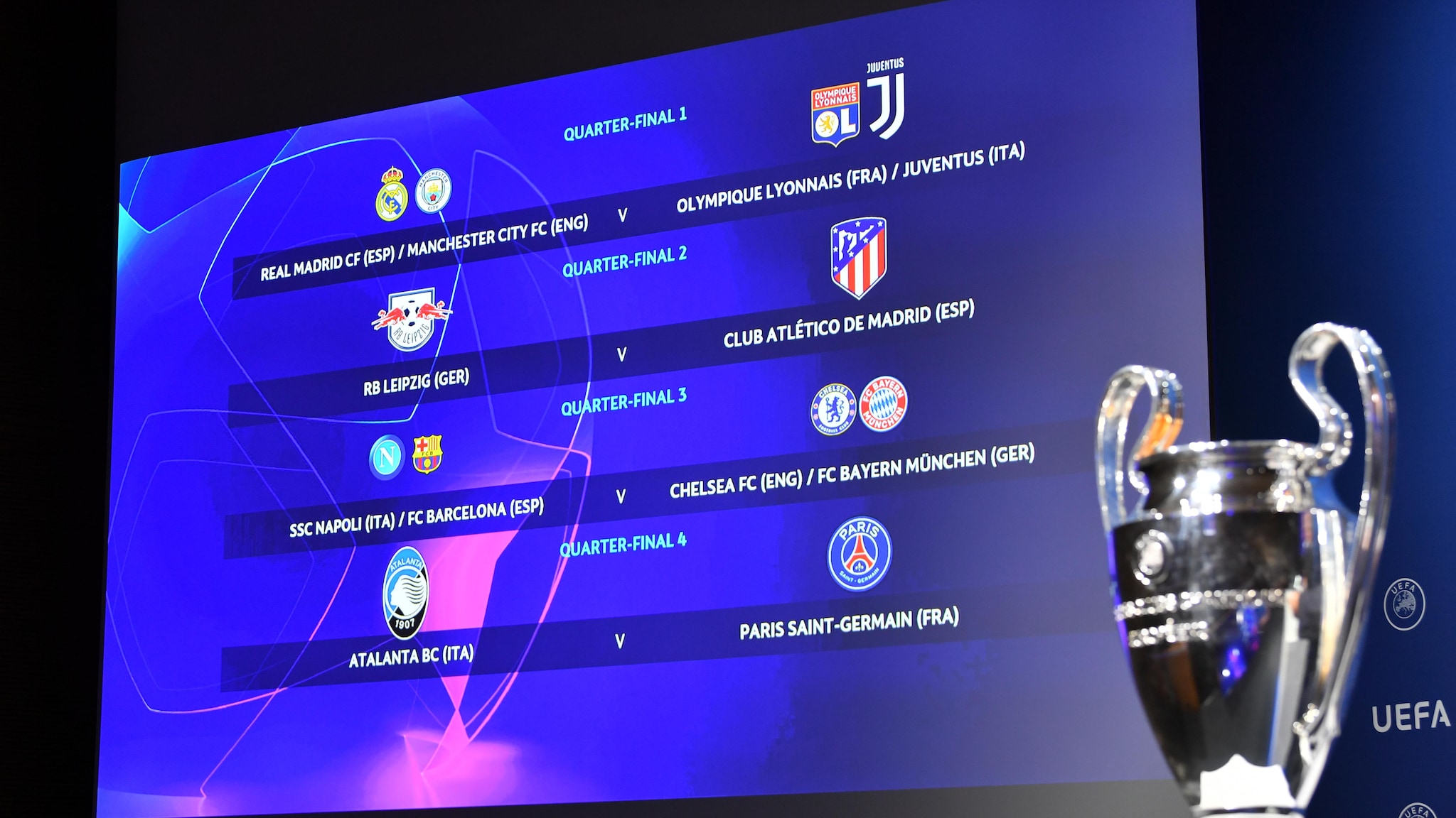 uefa champions league quarter final schedule