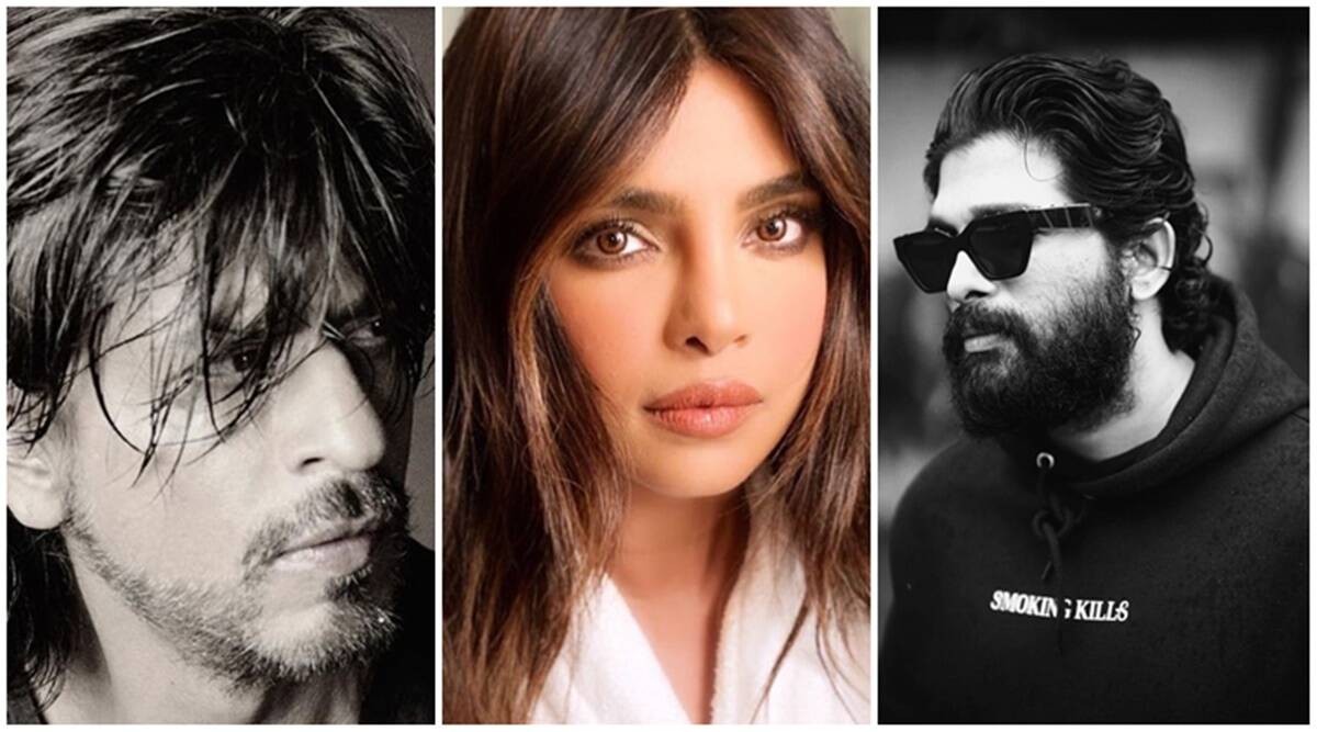 Allu Arjun feature in world's most in-demand actors list. (Photo: Shah Rukh Khan/Instagram, Priyanka Chopra/Instagram, Allu Arjun/Instagram)