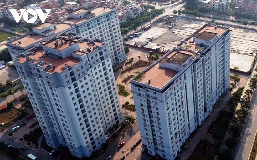 Hanoi has seen an increase in the price of the apartment market for 10 consecutive quarters. Photo: VOV