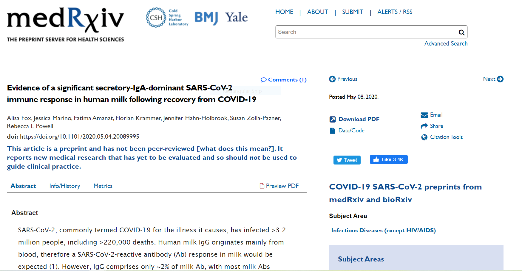 covid 19 detected in breast milk annouced german researchers