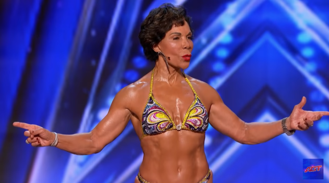 73-Year-Old bodybuilder amazes with her incredible physique on "America's Got Talent"