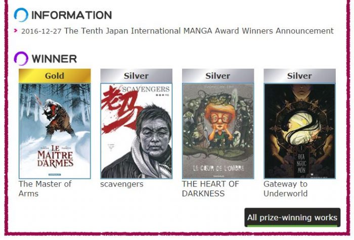 Vietnamese comic wins International MANGA Award