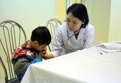 Children receive free heart checkups