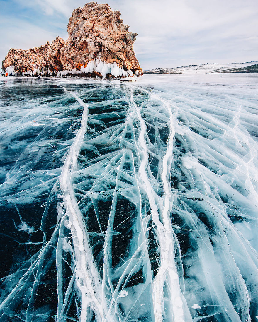 Marvelous photos of frozen lake Baikal