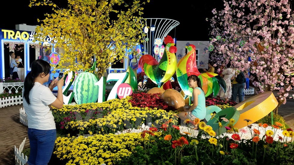 new year flower festival opens in hcm city