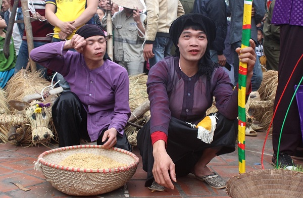 Performances with Straw Buffaloes in Vinh Phuc