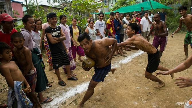 street games as myanmar marks 70 years of independence