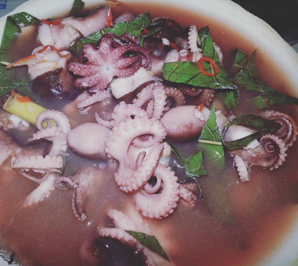 mini octopus a special local food of ha long bay