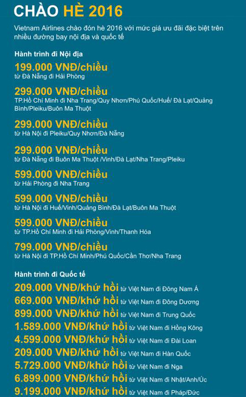 hello summer 2016 program from vietnam airlines