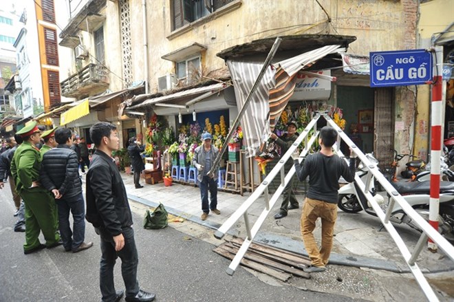 hanoi da nang start operation clear pavements