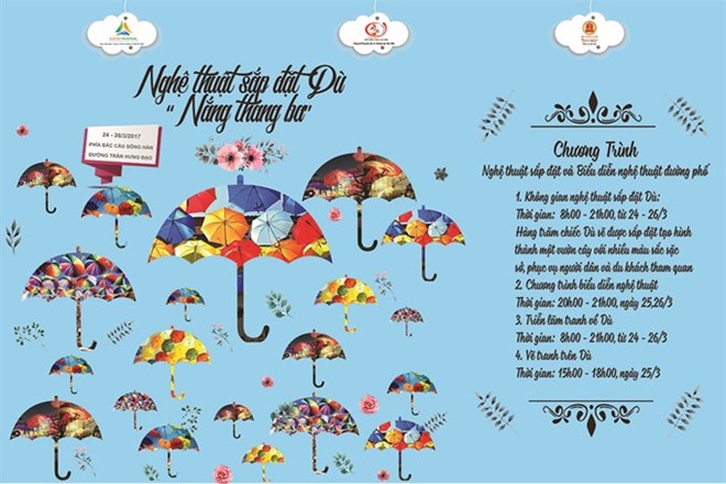 Umbrella installation to debut in Da Nang this March