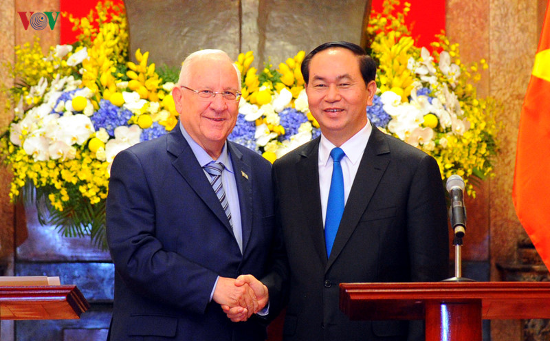 Vietnamese, Israeli Presidents hold talks