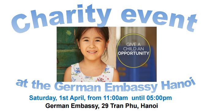 charity event to be held in german embassy to raise funds for children