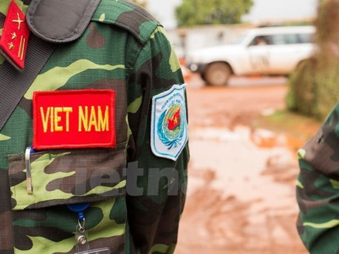 Vietnamese peacekeepers receive training