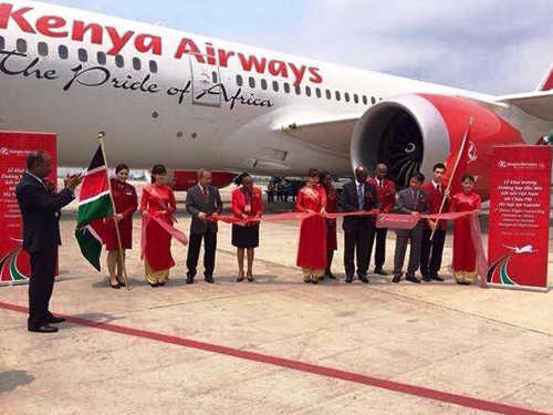Kenya Airways launches first direct flight to Vietnam