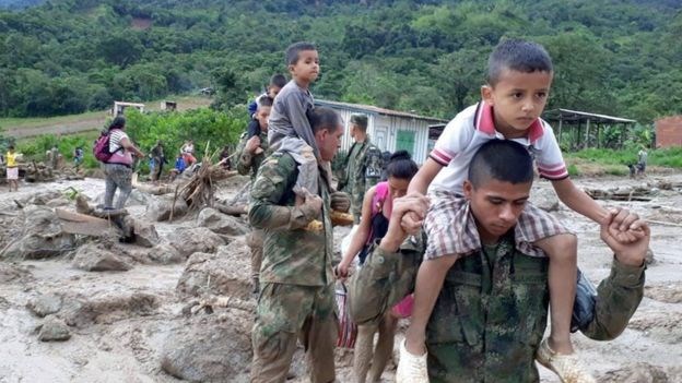 condolences to colombia peru over losses in landslides