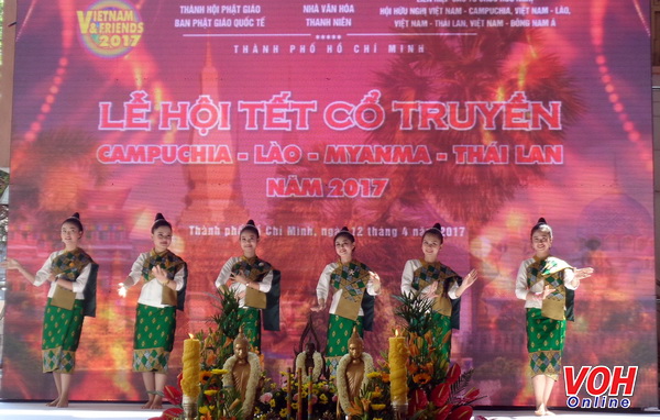 Cambodia-Laos-Myanmar-Thailand’s traditional New Year festival marked in HCMC