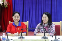 Women's Union of Laos and Vietnam exchange experiences in helping female's businesses