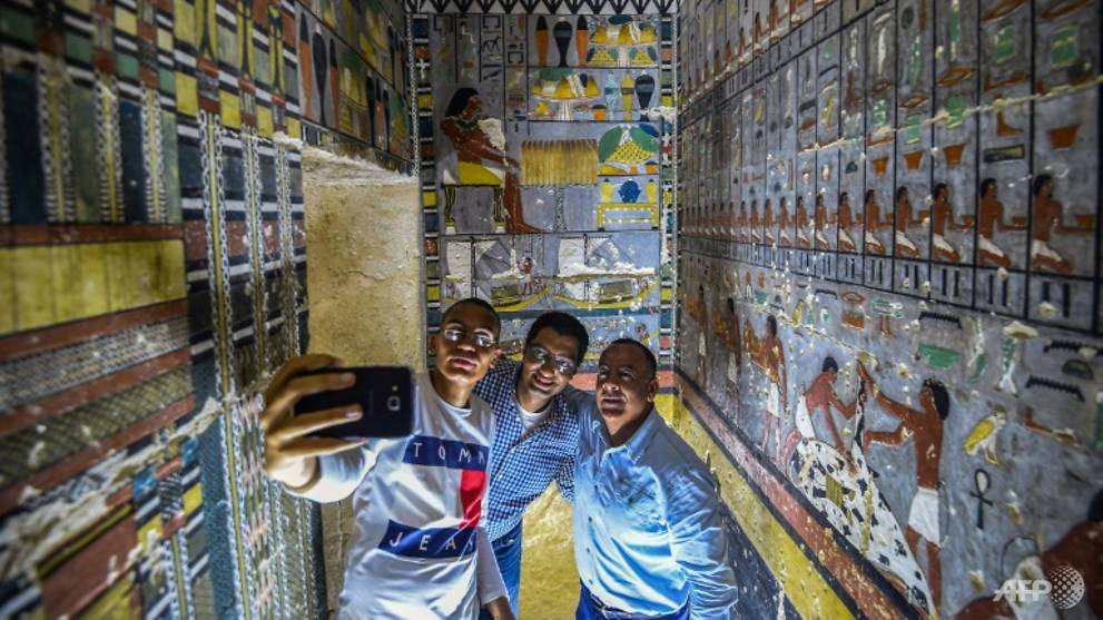 Egypt unveils colourful Fifth Dynasty tomb