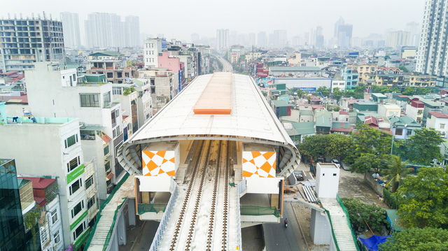 A closer look at Cát Linh – Hà Đông urban railway, await for test run