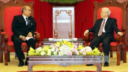 party chief asserts treasuring friendship with myanmar