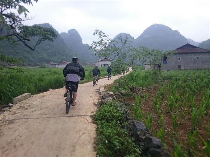 Helvetas's community tourism project in Cao Bang: Cycling with a purpose